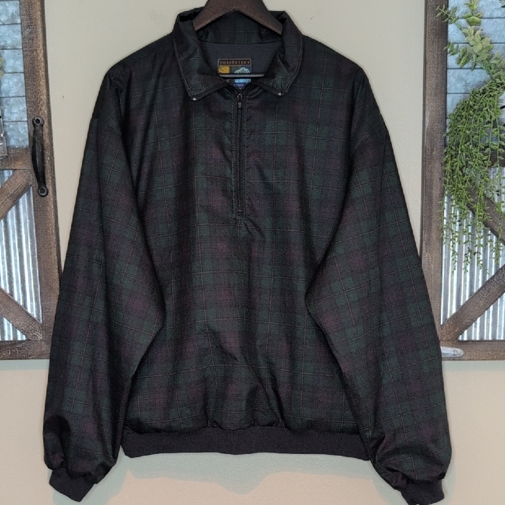 Forrester's Performance Outerwear Plaid Vintage W… - image 1